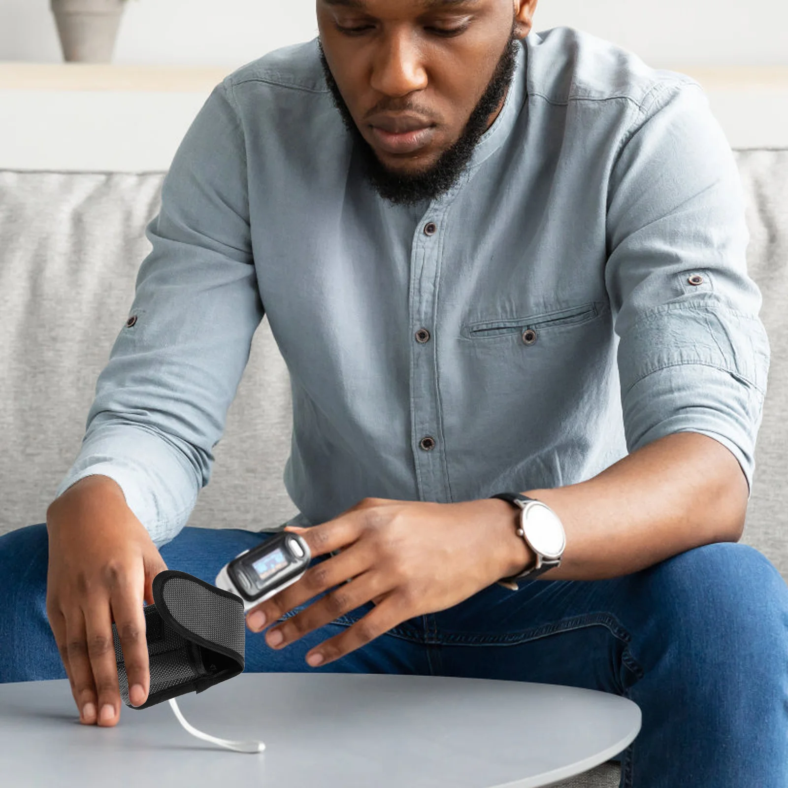 

Portable Storage Bag Polyester Case Grey Color Small Size Lightweight Design Protects from Collisions Scratches