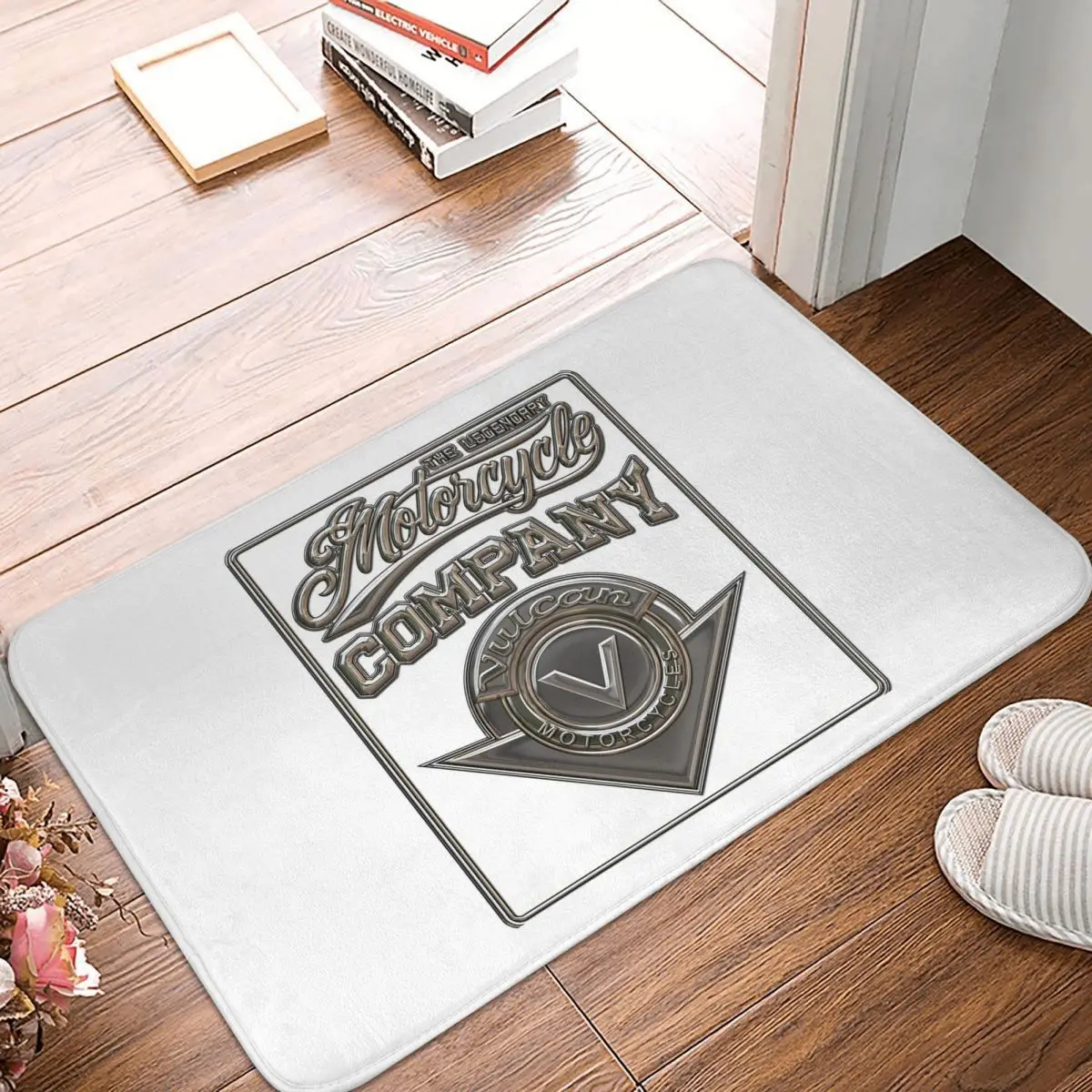 The Legendary Motorcycle Company Vulcan Non-slip Doormat Floor Mat Carpet Rug for Kitchen Entrance Home Bedroom Footpad Mats