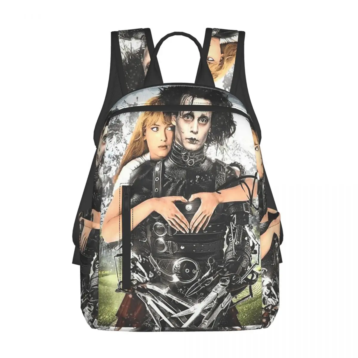 Edward Scissorhands Movie Backpack Daypack Large Capacity Kids BookBag School Bag Shoulder Bags for Men Women