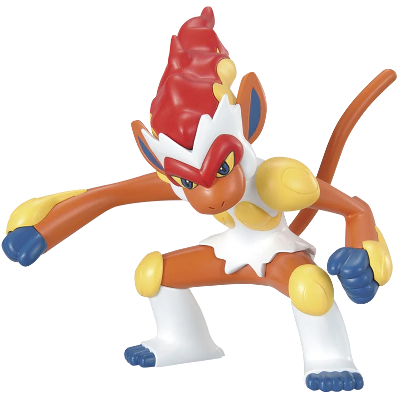 bandai-banpresto-pokemon-assemblage-modele-collection-flamme-singe-evolution-ensemble-figurine-modele-ornement