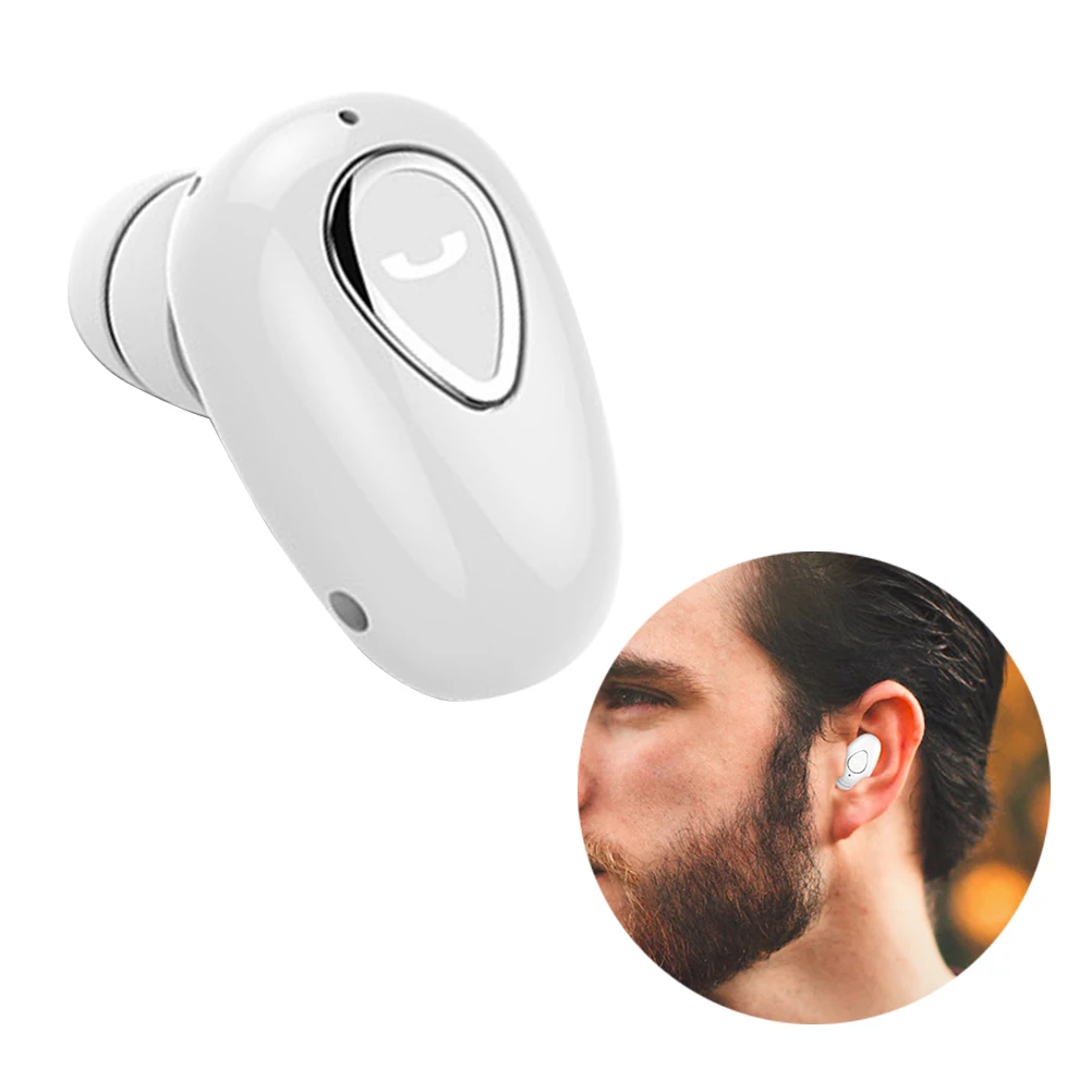 

Wireless Mini Invisible in-Ear Sports Headphones White in-Ear Noise Reduction Voice Call Music Support Multi Connection Wireless