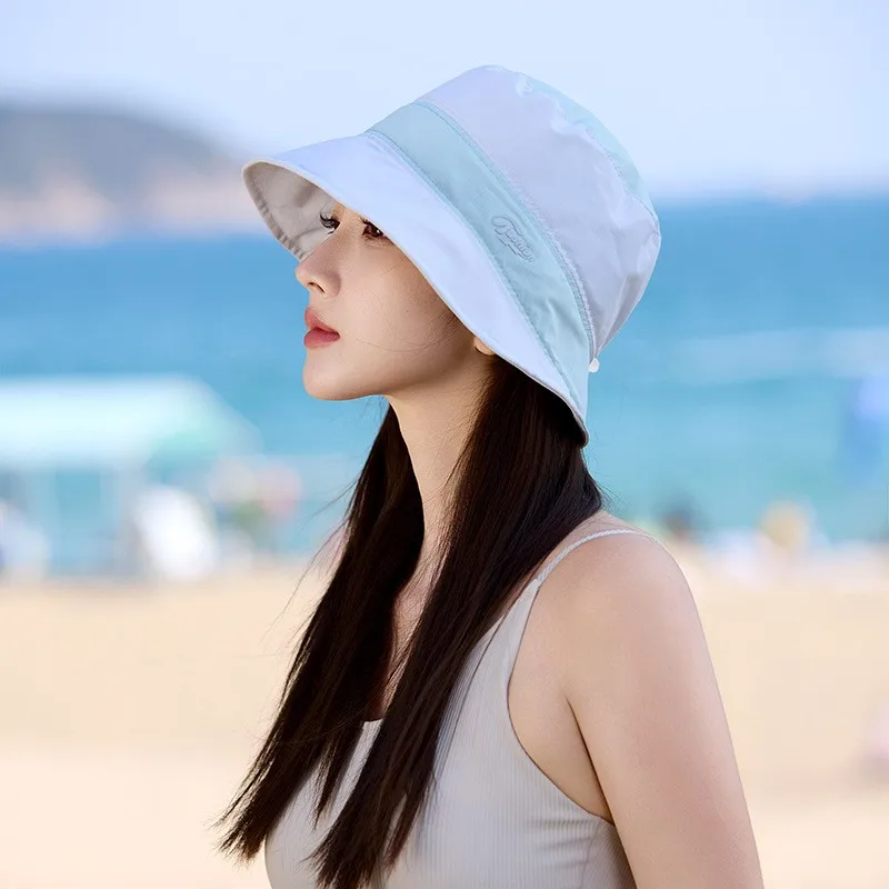 

New color rubber straight cap for women and UV outdoor hat fisherman's