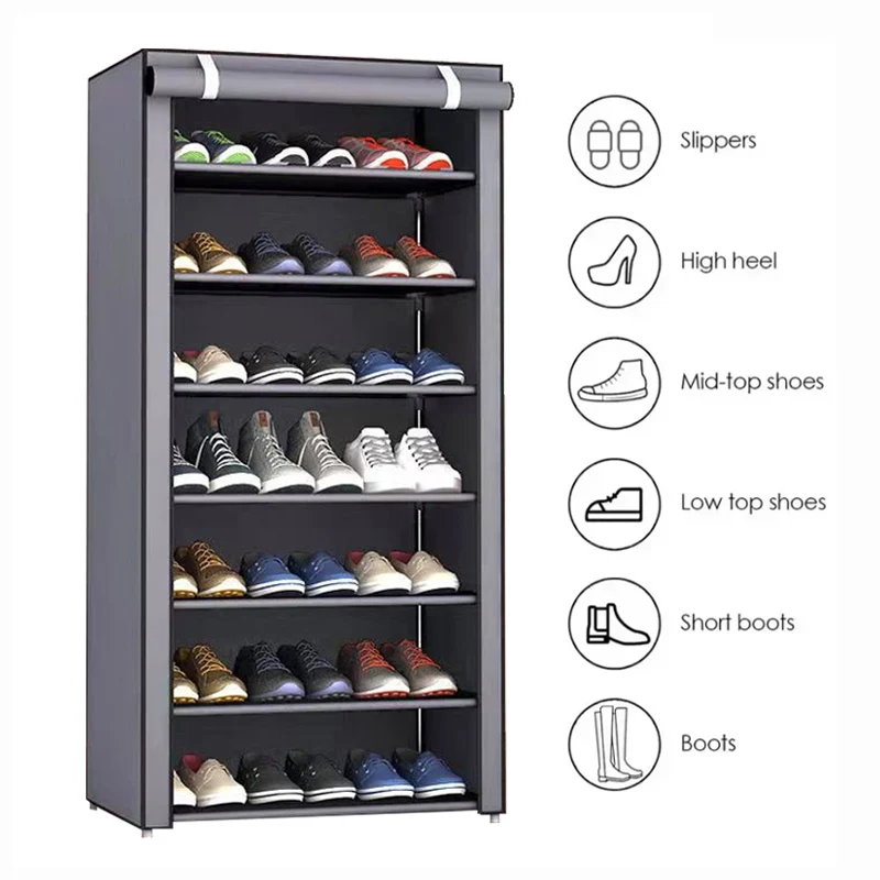 

8-слойный компактный органайзер для обувного шкафа — пылезащитный нетканый материал для хранения обуви для дома