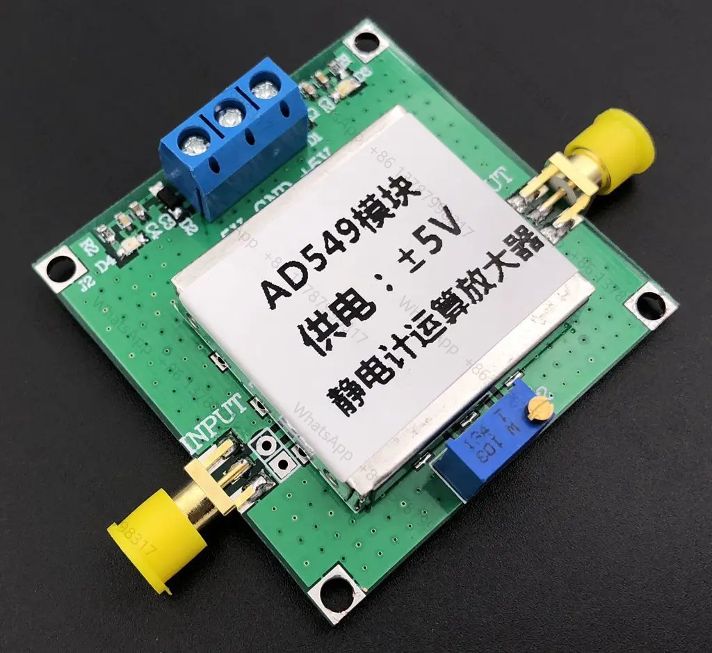 AD549 Electrometer Amplifier Vacuum Ionometer Measuring Photodiode Electrode Buffer