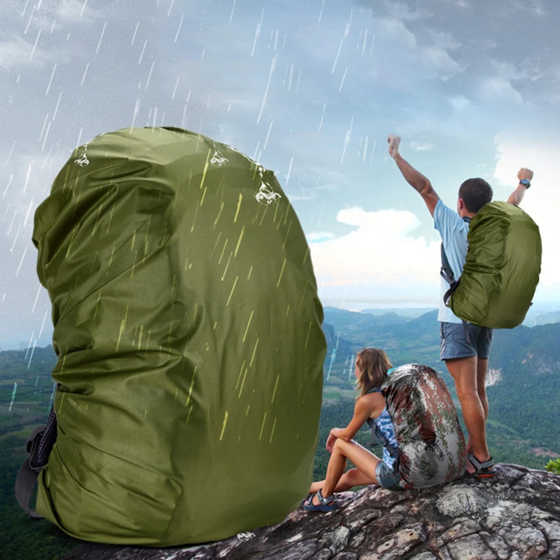 Backpack Rain Cover Outdoor Mountaineering Bag School Bag Rain Cover Waterproof Cover 35L