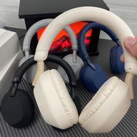 New WH Wireless Bluetooth XM5 Earphones Headwear Noise Reduction Universal Sports Anti Drop
