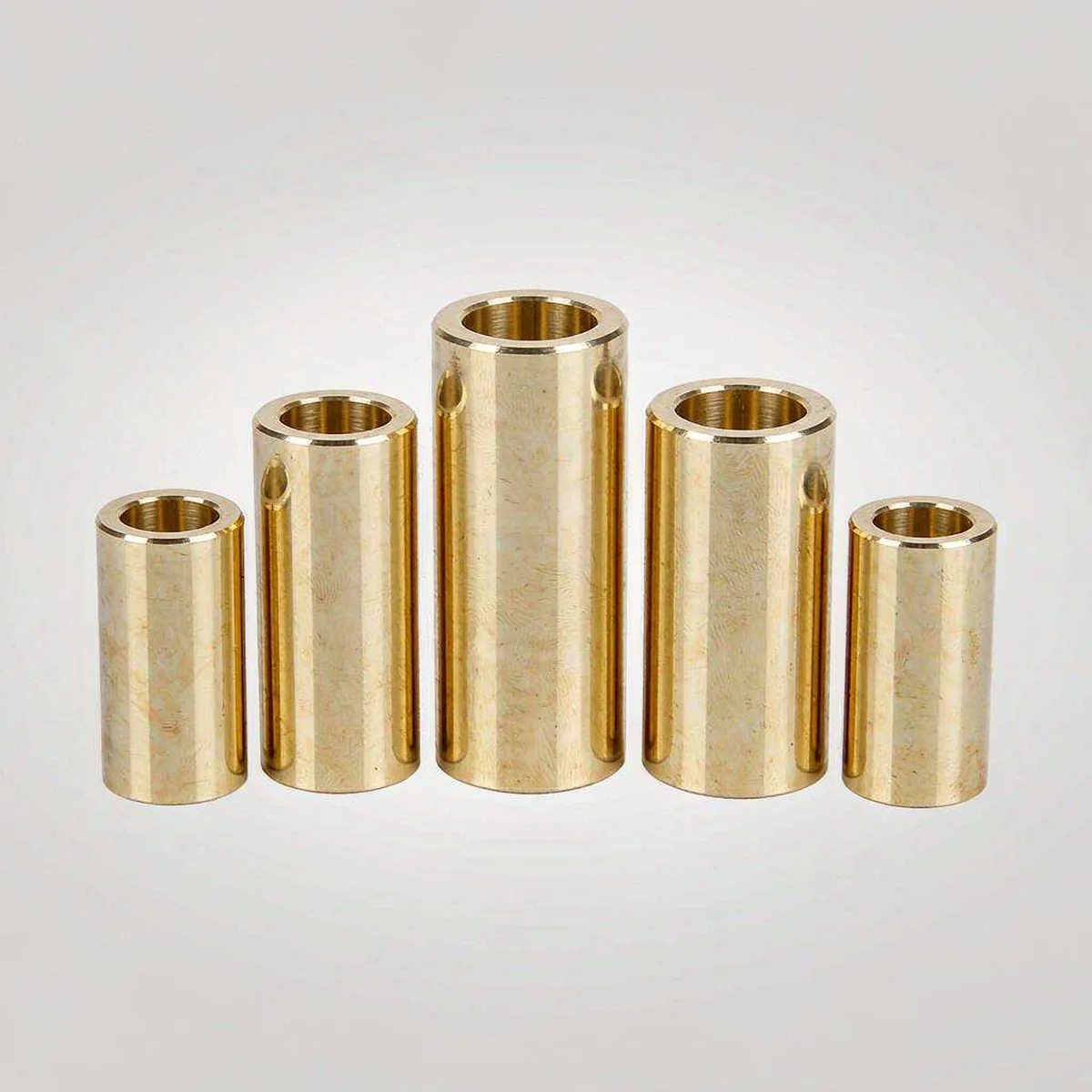 Brass BushingSleeve, Hollow Brass Spacer Isolation Column, Through Hole Brass Bearing Washer M2 M3 M4 M5 M6 M7 M8, Length 3-20mm