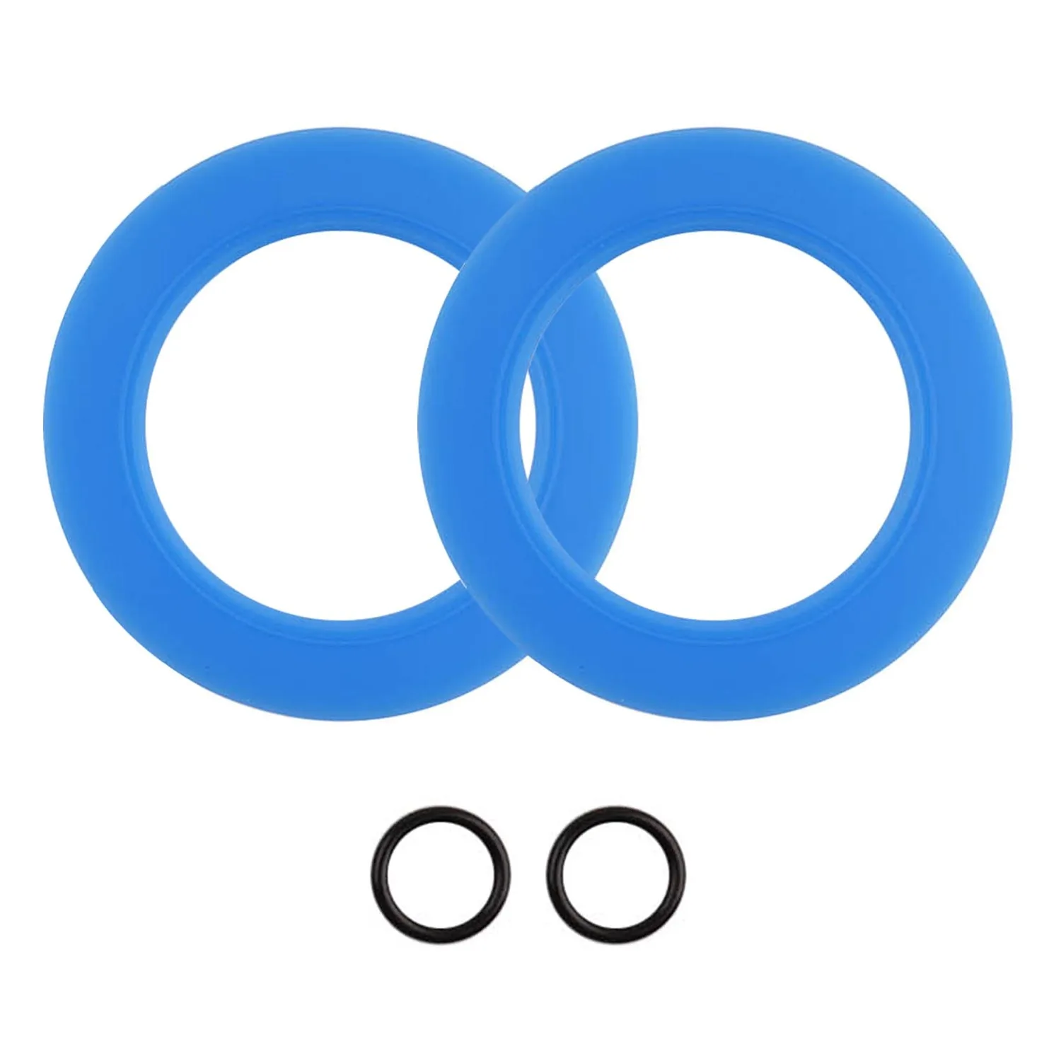 

3-дюймовая уплотнительная прокладка клапана смыва унитаза, 2 шт., запасные части из силиконового материала, совместимые с американским стандартным синим цветом