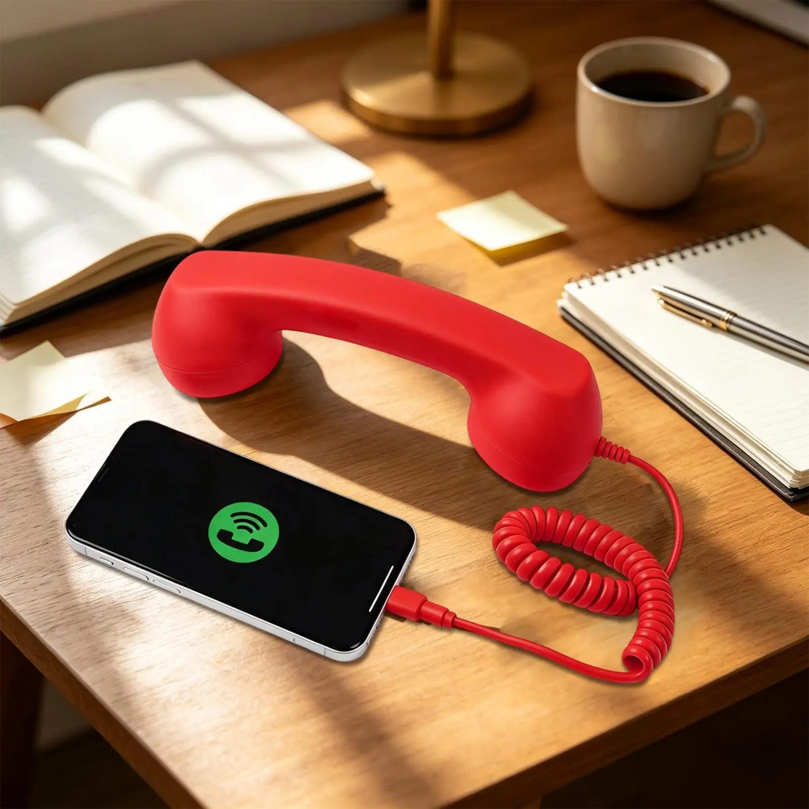 Retro Telephone Handset Usb C Plug In Audio Handle Receiver Landline With Microphone Telephone Handset For Cell Phone Classroom