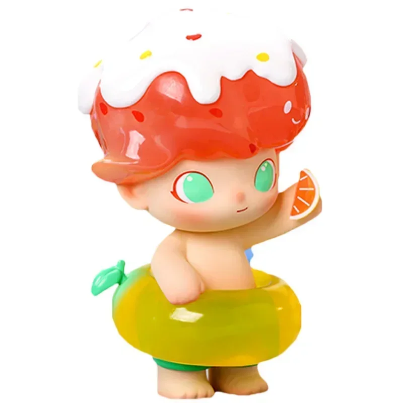 POP MART Dimoo Mango Grapefruit Limited Aufzug Serie Blind Box Erraten Tasche Original Spielzeug Puppe Nette Anime Figur Ornamente Geschenk