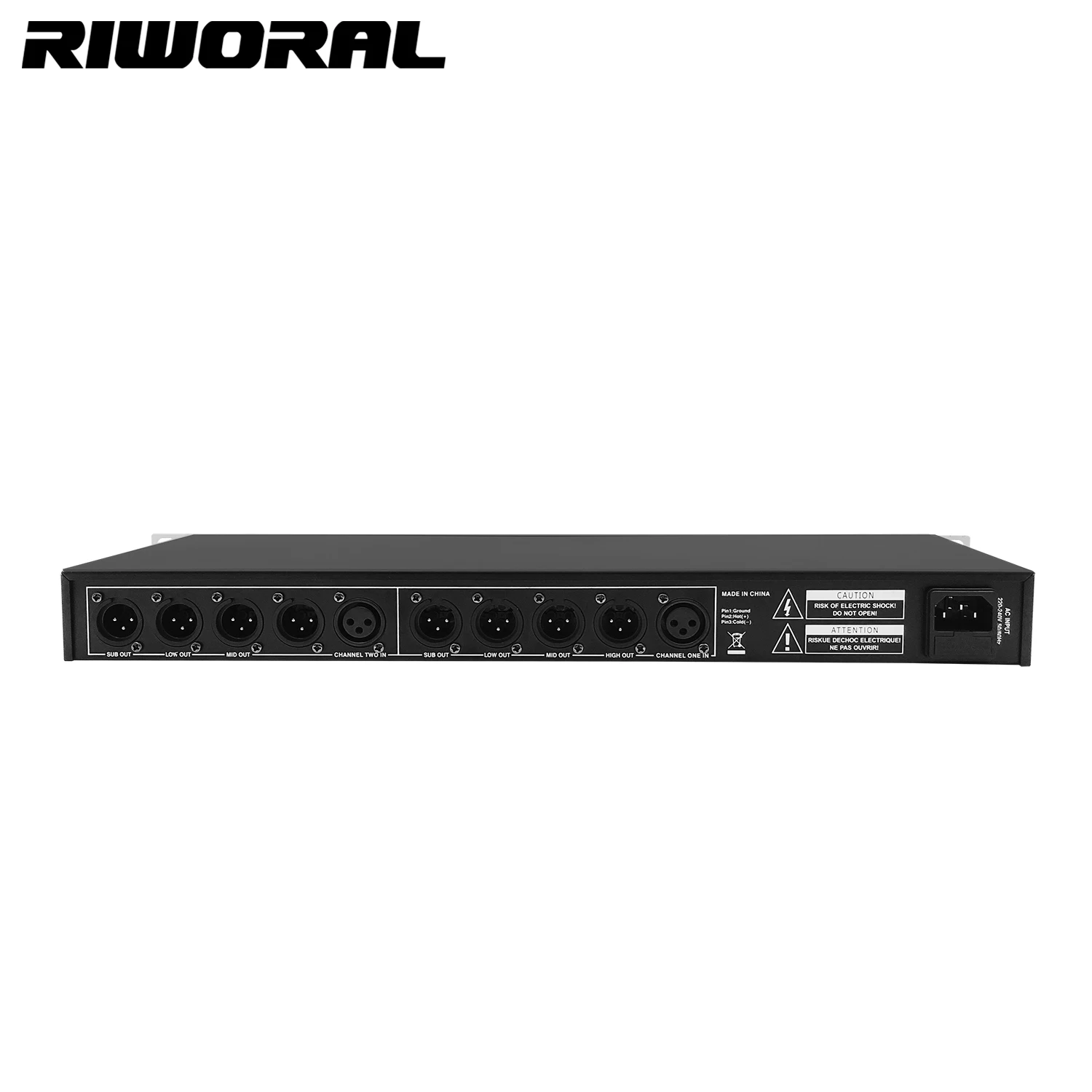 2026  224XL Professional Stereo 2 Way and Mono 4 Way Audio Electronic Crossover with High Pass Filter