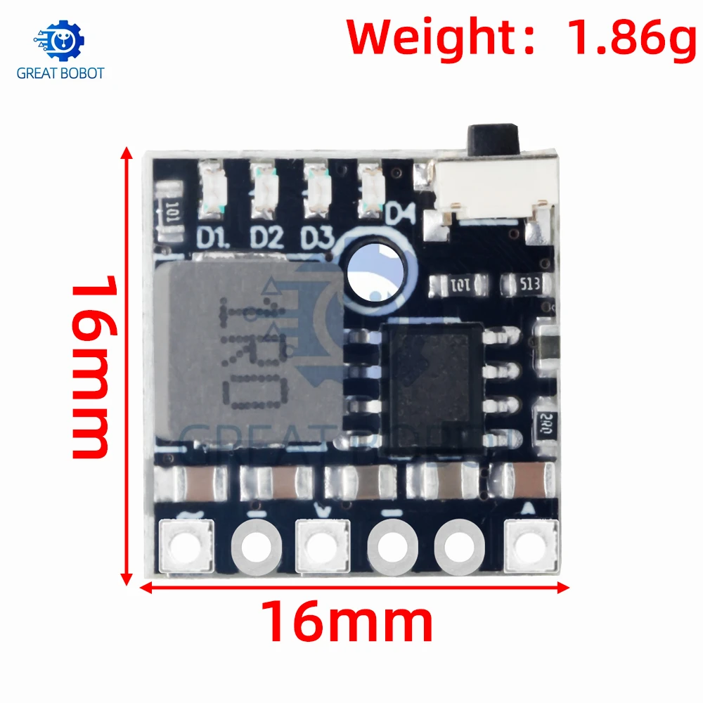 5V 18650 Lithium Battery Charge‑Discharge Integrated Board Boost Module With Overcharge Protection for DIY Electronic Project