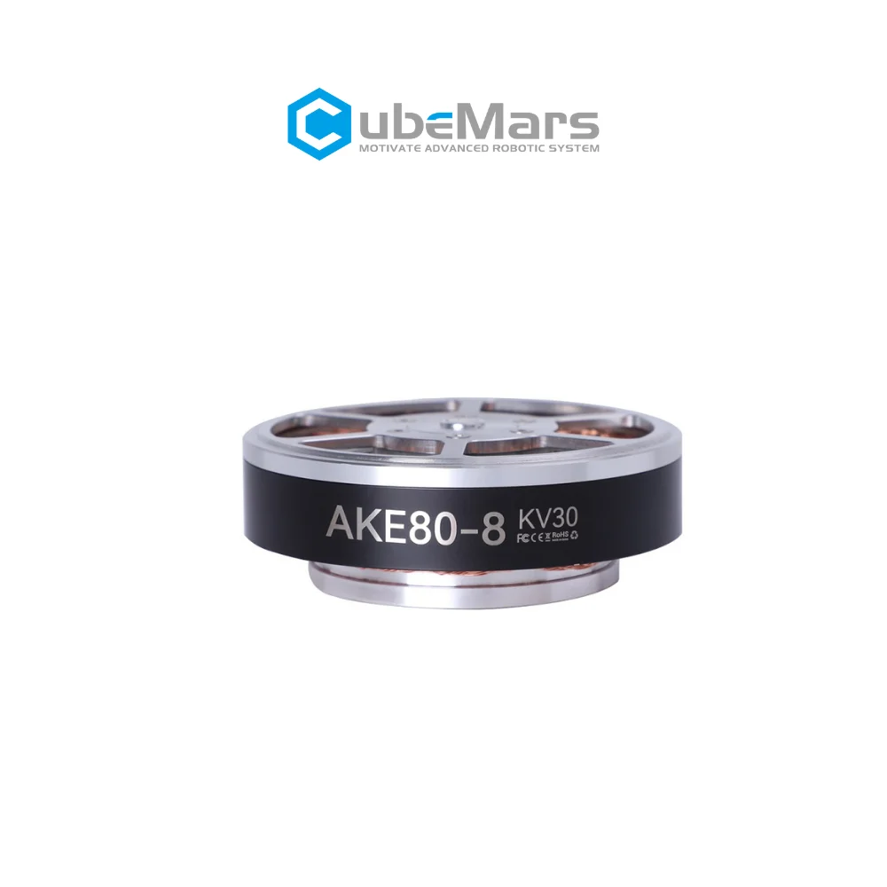CubeMars AKE80-8 Модульный поставщик двигателя робота OEM/ODM Оптимизация потерь меди Коллекционная автоматизация роботизированных рычагов