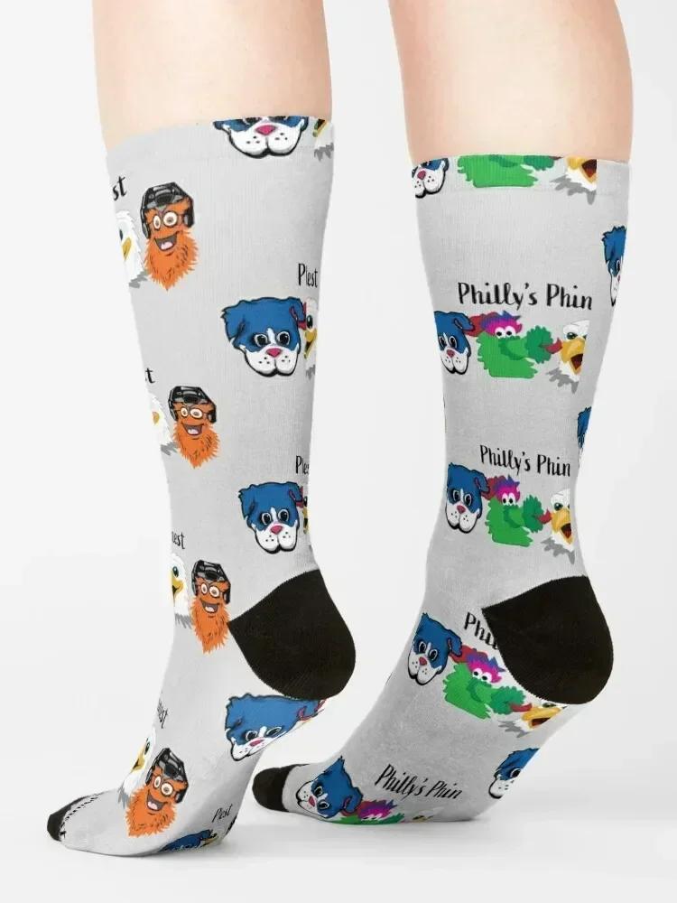 Philly's Phinest Socks winter Run Stockings man Christmas Mens Socks Women's