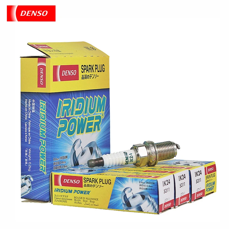 DENSO  Iridium spark plug IK24 5311 adapts to golf Matten Touareg A4L/a 5/A6L/a 7 burner