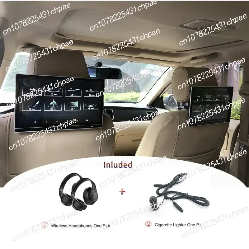 Android 10 Monitor Car Video Headrest Screen A1 A3 A4 A5 A6 A7 A8 Q3 Q5 Q7 B8 B9 C6 C7 For AUDI Rear Seat TV Display