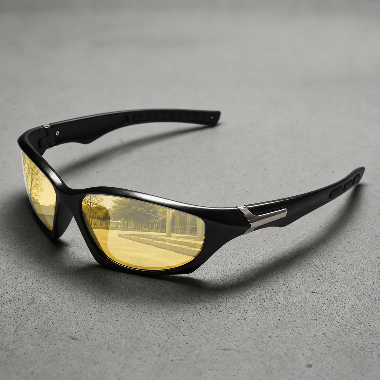 Multifunktionale Polarisierte Photochrome Sportsonnenbrille & Nachtsichtbrille UV400 für Innen- und Außenbereich Universell Einsetzbar – Detail 6