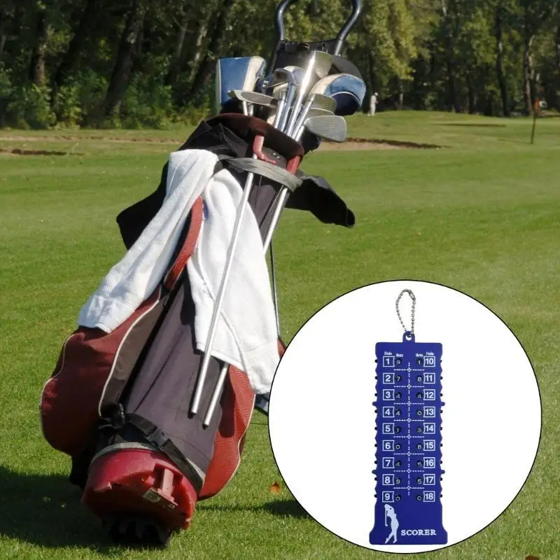 Keychain 18 Hole Golf Score Putt and Shot Scorekeeper for Golf Scoring