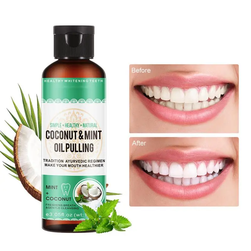 

COCONUT Mint Gentle Mouthwash Coconut Mouthwash Oral Rinse Mouthwash Mouth Wash Mouth Rinse Tongue Scraper Set