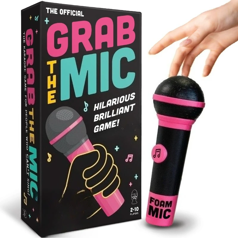 

Семейная караоке-игра с микрофоном из пеноматериала для тренировки и демонстрации голоса, веселая игра для пения для всей семьи, детей, взрослых, вечеринок и развлечений