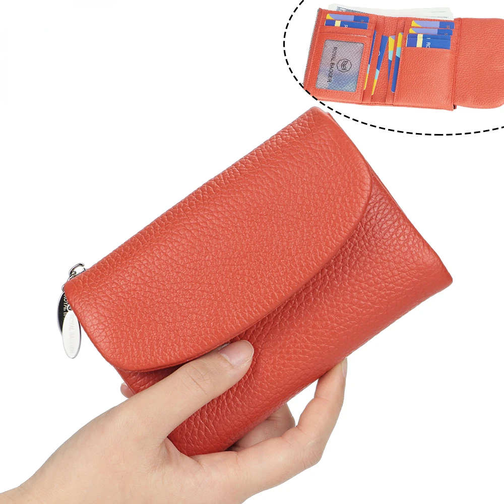 URBAN MASTER Luxury Short Wallets For Women Genuine Cow Leather Fashion Coin Purse New Soft Cowhide Wallet Card Holder 1556