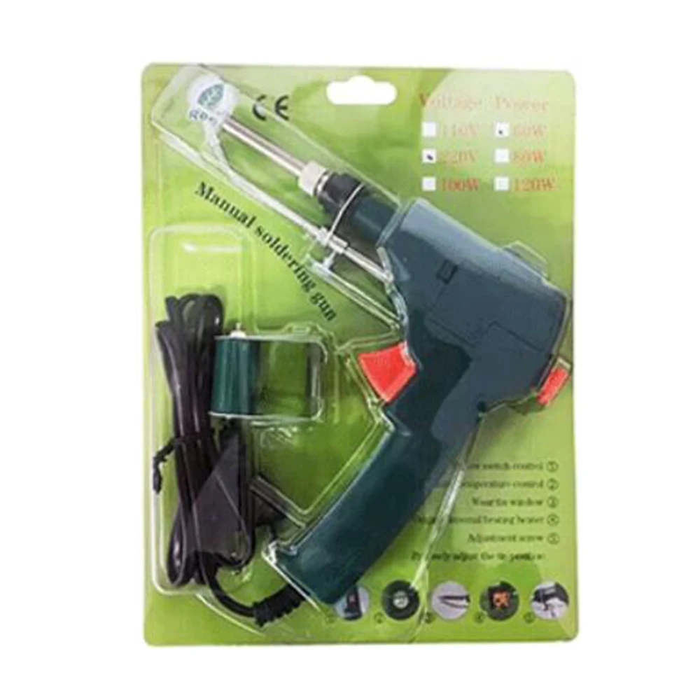 Imagem -06 - Pistola de Solda Portátil Portátil Ferramenta de Estanho de Ferro de Solda Automática 60w 80w 120w