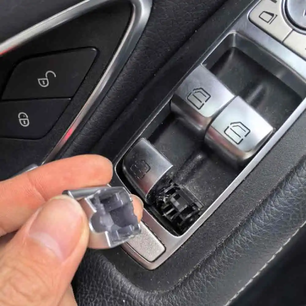 W205 W253 W213 W293 W222 سيارة ماستر الركاب نافذة الباب التبديل غطاء أزرار غطاء استبدال لمرسيدس بنز C E GLC S الفئة #1