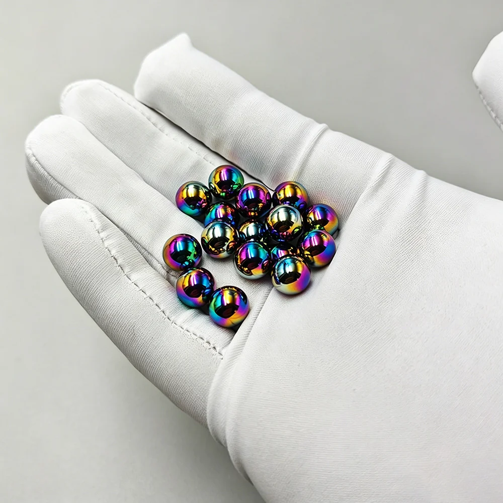 Solid Colorful Tungsten Steel Ball Fidget Spinner Balls Solid Spinner Accessories Fancy Anxiety Toys Fidget Toys For Adults