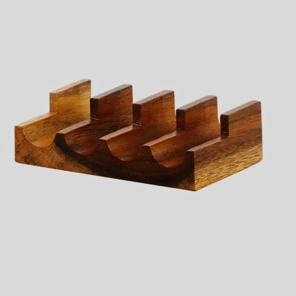 U-shaped Walnut Sushi Rack Thickened Smooth Texture Sushi Stand Sushi Boat Japanese Style Sushi Wooden Tray Restaurant Use