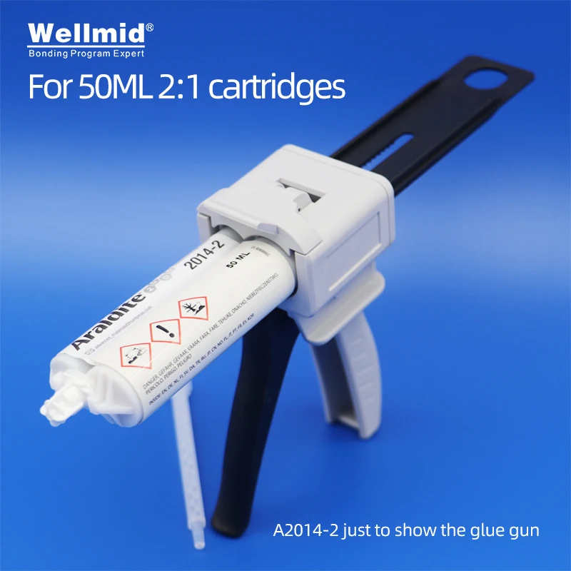 Araldite cartridge AB Gun 50ml 10:1 Manual Caulking Dispensing Gun Kit Impression Mixing Dispensing Dispenser 2048 AB Glue Gun