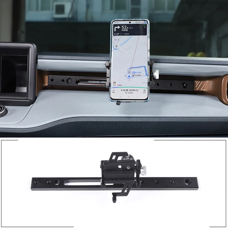 

Автомобильный держатель для мобильного телефона на приборной панели, кронштейн для телефона из алюминиевого сплава для Ford Maverick 2022-2025, автоаксессуары