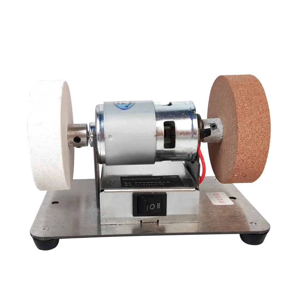 Multifunctional Grinding Machine Small Knife Grinder Household variable Speed Grinding And Polishing Desktop Double Sand Wheel