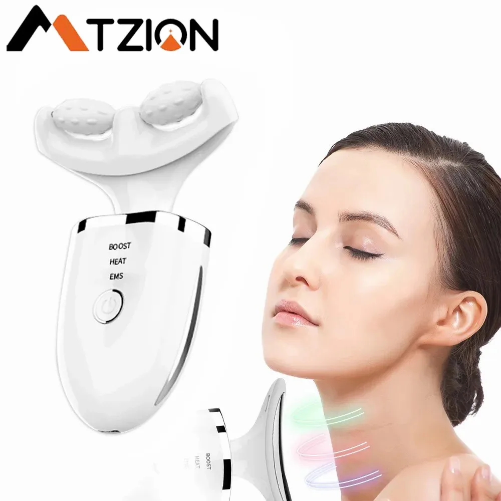 

Face and Neck Skin Care Beauty Instrument EMS Micro current Photon Therapy Tightens and Enhances the Skin, Reducing Wrinkles