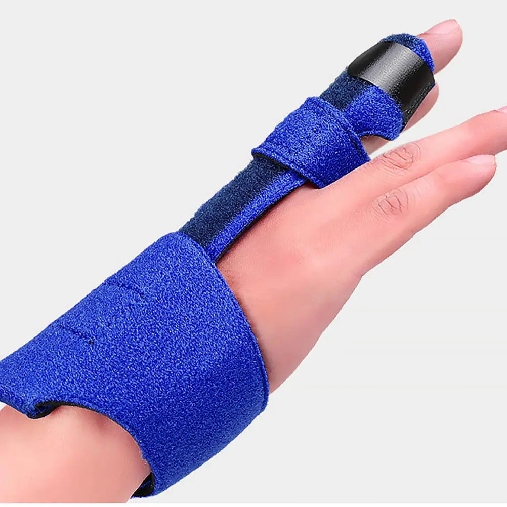 

Finger Correction Splint Premium Aluminum Fabric Brace for Pain Relief Straightening Support Arthritis Trigger Finger Stabilizer