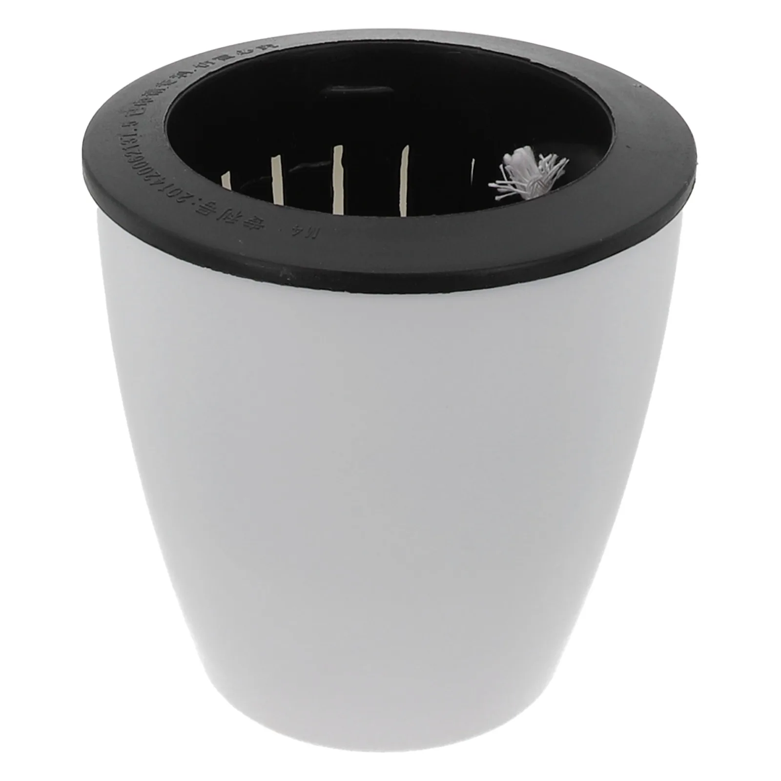 Indoor Flowerpot with Dual Layer Structure Outer Basin for Water Storage Inner Pot for Planting with Connection