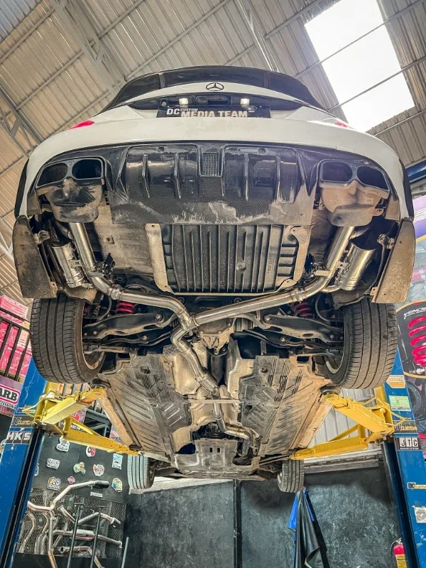 High Performance Stainless Steel 304 Valve Catback Exhaust System for C300 W205