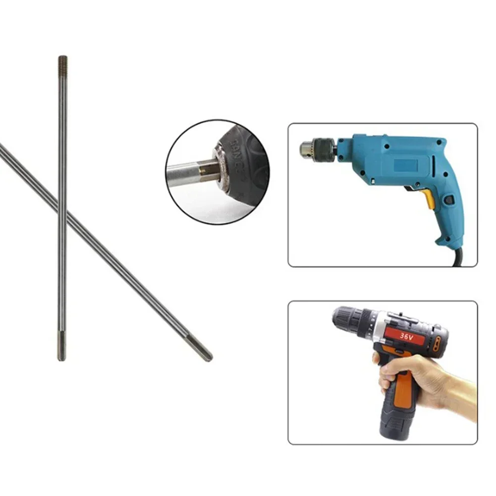 Imagem -05 - Mandril de Broca do Adaptador Hexagonal para Operação de Penetração de Parede Profunda Extensão Connect Rod M10 a 6.35 mm 300 mm 400 mm 500 mm 600 mm
