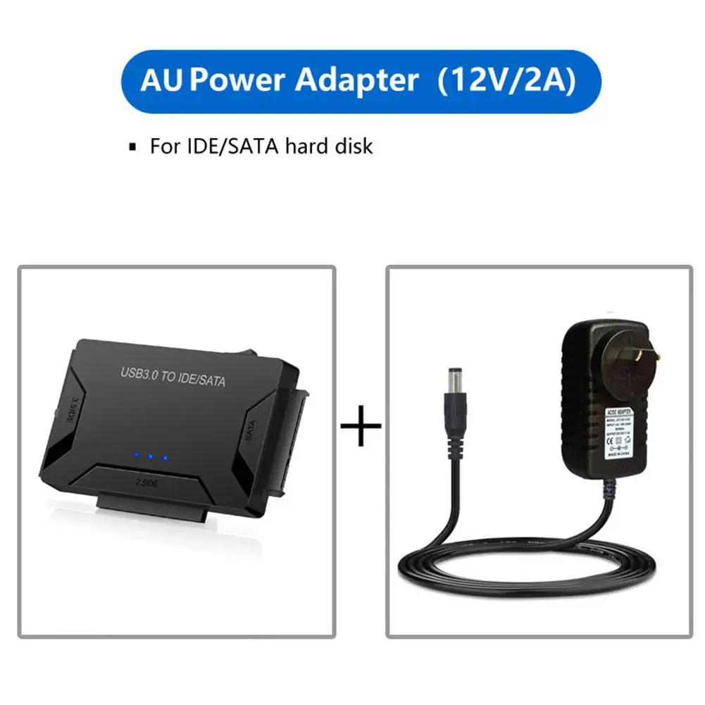 Lontion#USB 3.0 to SATA Adapter Cable, Ultra Recovery Converter for 2.5 Inch HDD SSD Hard Disk Drive Data Transfer Cord