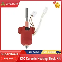 Creality K1 MAX/K1C Ceramic Heating Block Kit Quick-swap Nozzle Kit High Flow Printing for K1C/K1SE/K1MAX 3D Printer Accessories