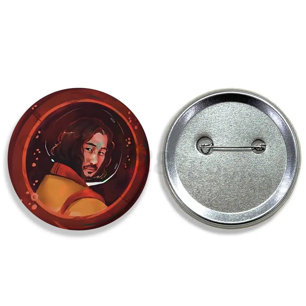 Horror I-Iron L-Lung 25mm 75mm 44mm 58mm 32m Coin Badges Personalized Handmade Round Brooches Pins Accessory