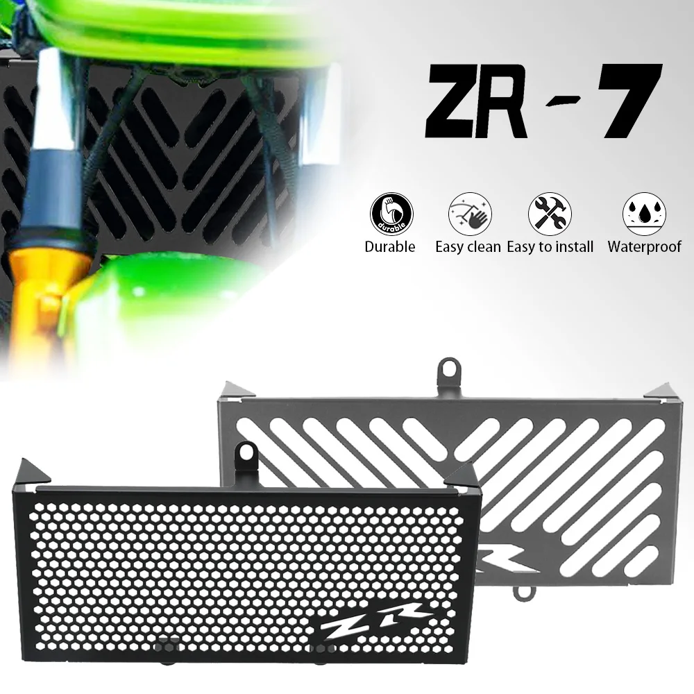 

2003 Motorcycle Aluminum Radiator Grille Cover Guard Protection FOR Kawasaki ZR550 ZR750 Zephyr ZR-7/ZR 7 ZR-7S/ZR 7S 1999-2004