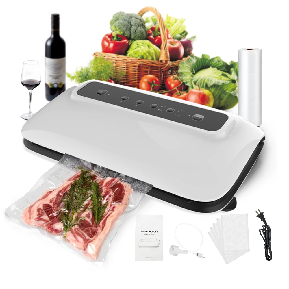 

Дропшиппинг вакуумный упаковщик для домашней кухни, включая 5 шт. пакеты для экономии пищевых продуктов, коммерческая мини-вакуумная упаковка для пищевых продуктов