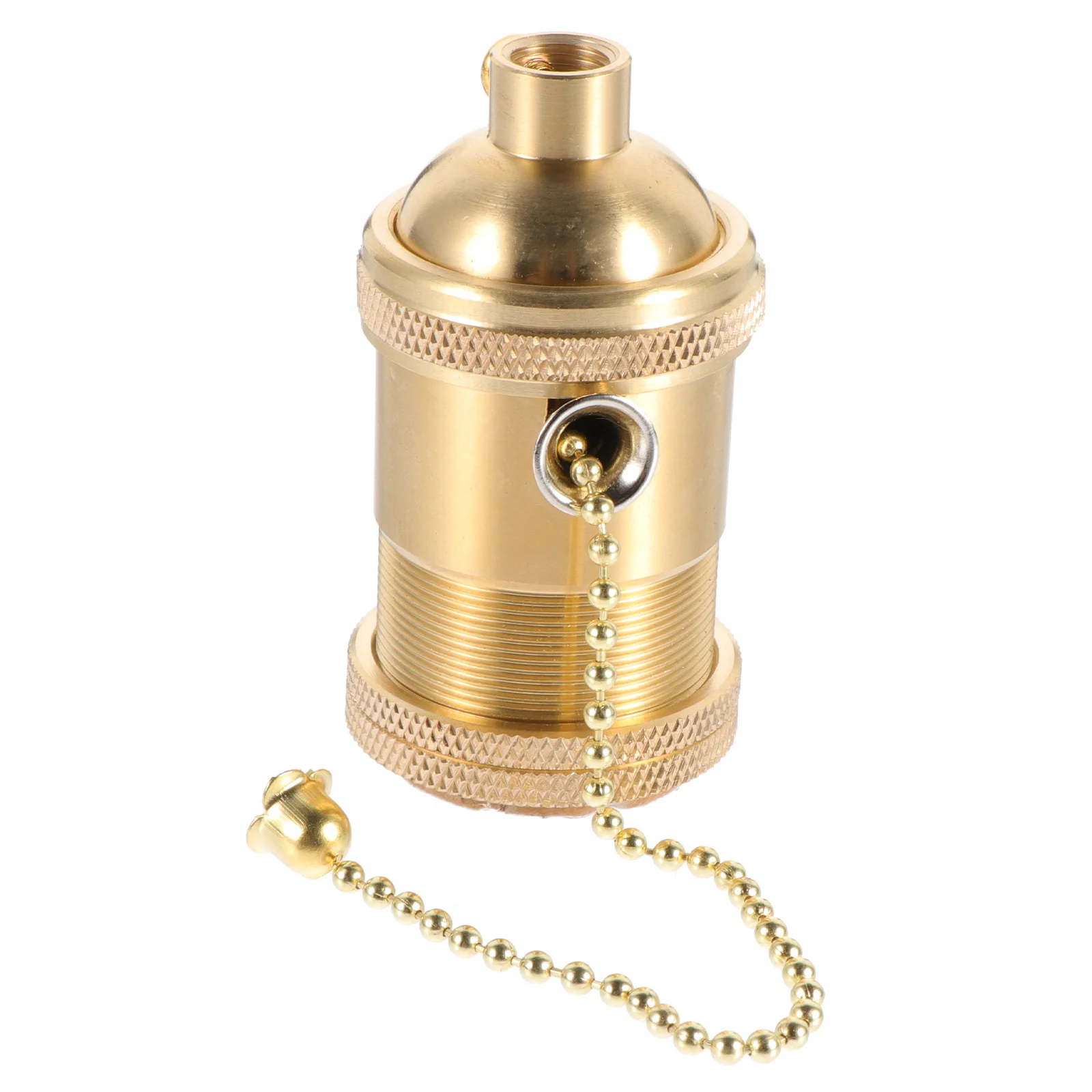 

Golden Copper E27 Screw Thread Vintage Light Holder Retro Lamp Socket Durable Decorative Lamp Accessories For Home Bar Coffee