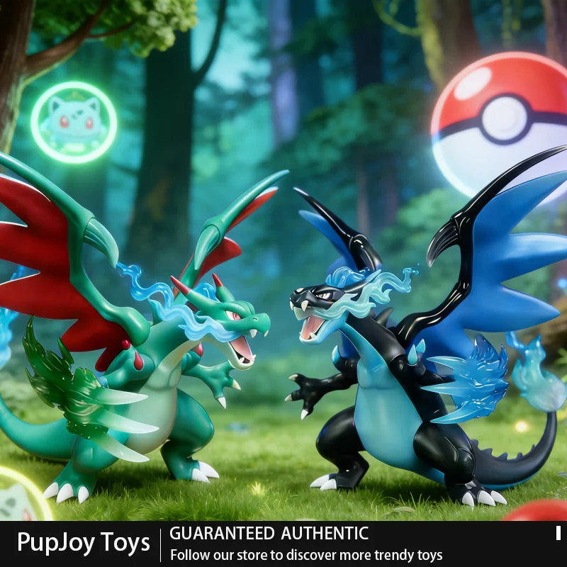 

Для фанатов аниме: Коллекционная фигурка BKM Pokémon Mega Charizard GK — модная игрушка-дракон для декора рабочего стола