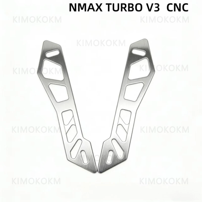Motorcycle Front Windshield Bracket Suitable for NMAX TURBO V3 Modified CNC Windshield Bracket Front Face Decoration