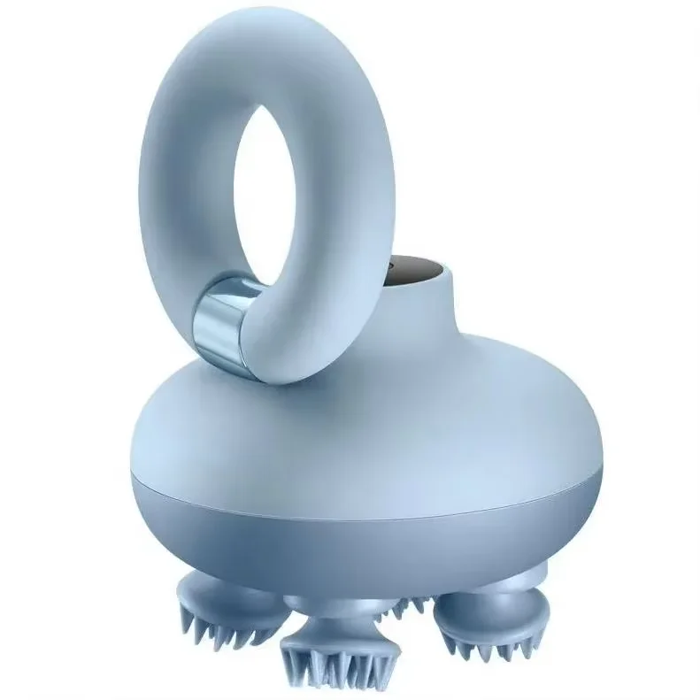 New Mechanical 2-Speed Balance Relaxation 3D Deep Massage Vibration Lightweight Mini Body Silicone Head Scalp Massager