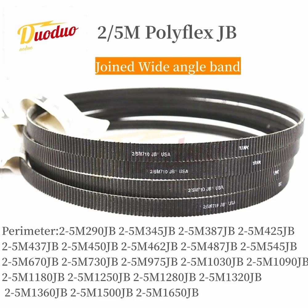 5M Polyflex JB Joined Wide angle band 2/5M290JB 2/5M345JB 2/5M387JB 2/5M425JB 2/5M437JB 2/5M450JB 2/5M462JB 2/5M487JB-2/5M1650JB