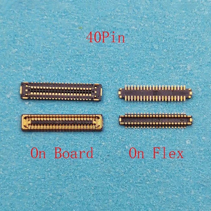 2Pcs LCD Display FPC Connector On Motherboard For HUAWEI P50Pro Nova 9 8 7 Pro 7I 8SE Honor 50/50Pro/50 SE Magic3 Screen On Flex