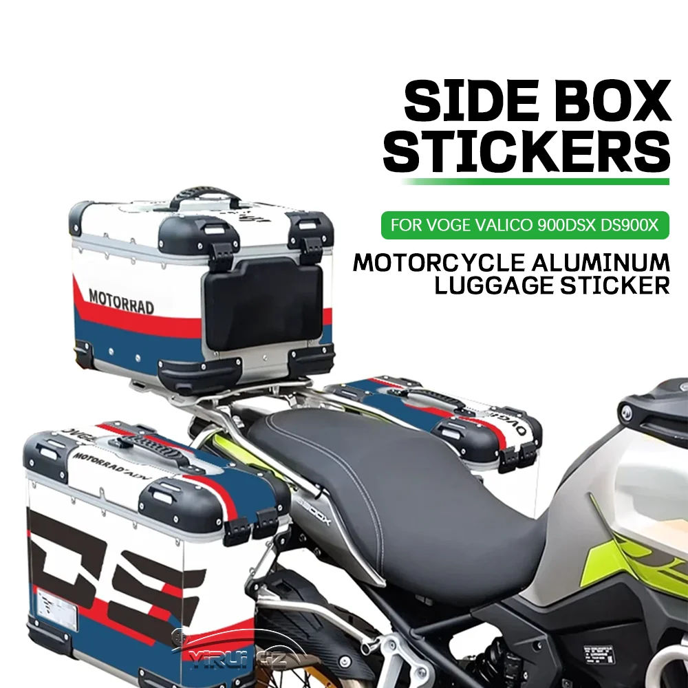 

For VOGE VALICO 900DSX DS900X Motorcycle Stickers 900DSX Sport Touring Explore Edition Decorative Aluminum pannier Sticker Decal