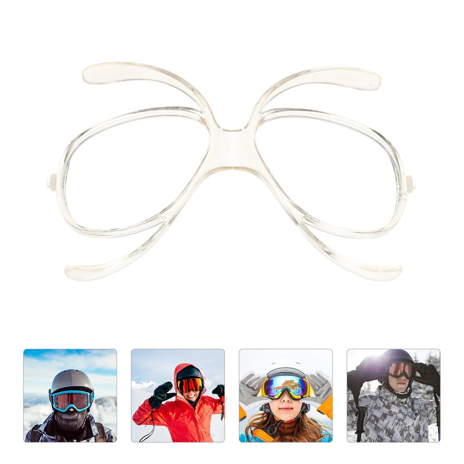 

Ski Myopia Frame Skis Inner for Snowboard Goggles Universal Size Insert Motorcycle